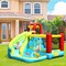 Kids 6-in-1 Inflatable Bounce House with Basketball Hoop and Climber